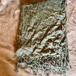 Sage green scarf
